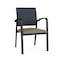 Lesro Newport Guest Chair Metal Frame, Black, RS Night Sky Back, MD Farro Seat NP1101 - alternate 1